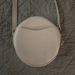 Portland Leather Goods Small Circle Bag, Pearl